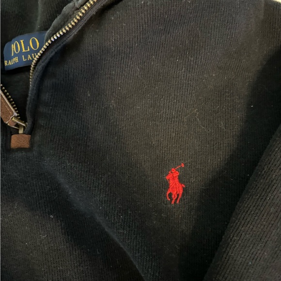 Black Ralph Lauren Quarter Zip - Picture 3 of 4